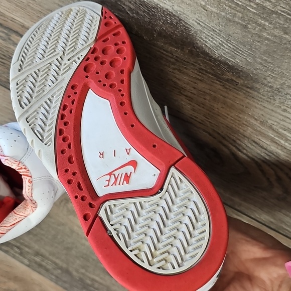 Nike, Red, Pippen, Sneakers, Active, Basketball, Casual, Men's, Flight, White, - Picture 11 of 14